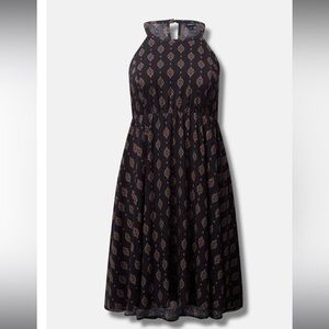 Torrid Challis Halter Hi/Low Dress NWT 14-16